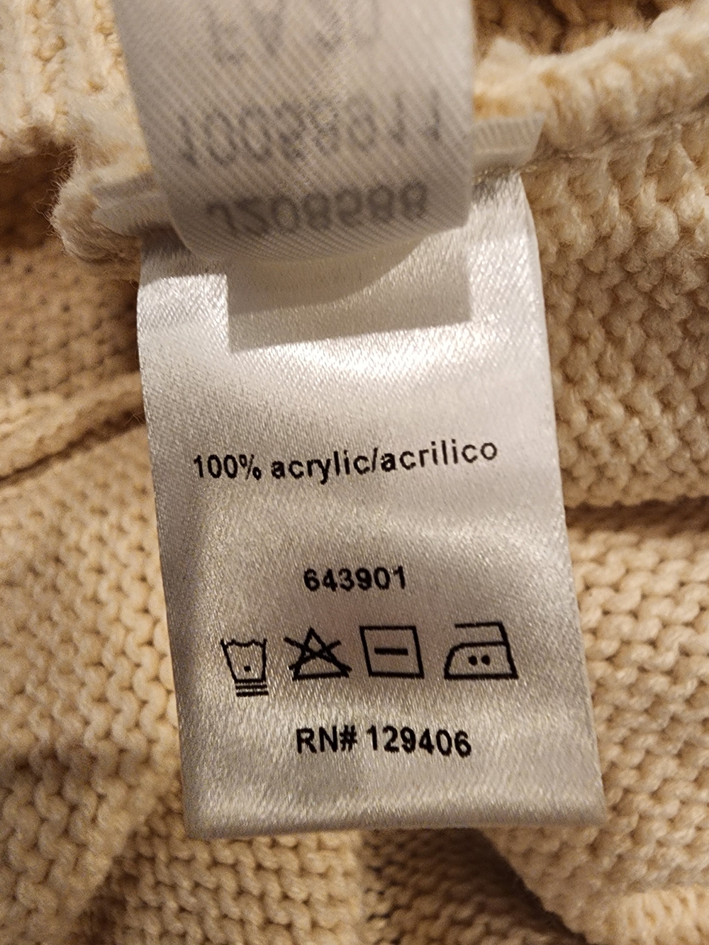 VENUS Cream Cable-Knit Mini Sweater Dress - Picture 9 of 10